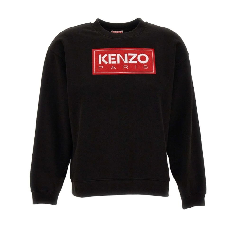 Kenzo Logo Patch Drop-Shoulder Sweatshirt, size S